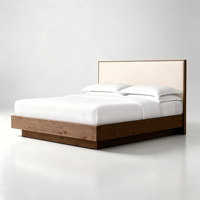 Tête de lit capitonnée en tissu de luxe sur mesure pour lits King et Queen, idéale pour les détaillants de meubles