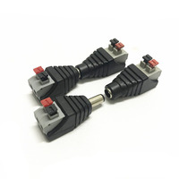 Ventes chaudes Prise d'alimentation jack 12V CC 2 broches 5,5*2,1 mm Connecteur femelle CC Type poussoir