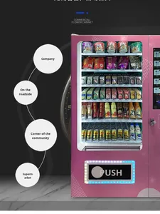 Máquina Expendedora Inteligente <span class=keywords><strong>de</strong></span> <span class=keywords><strong>Comida</strong></span> <span class=keywords><strong>Preparada</strong></span> para Calentar en Microondas con Pantalla Táctil <span class=keywords><strong>de</strong></span> Autoservicio - Product Image 2