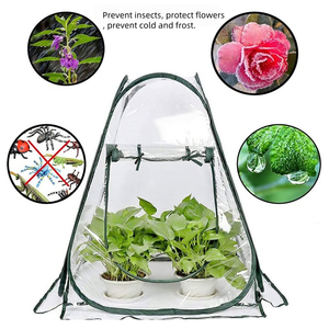 <span class=keywords><strong>Invernadero</strong></span> Portátil <span class=keywords><strong>Mini</strong></span> para Plantas, Impermeable, Fácil de Montar, con Recubrimiento en Polvo, PVC Transparente, para Balcón - Product Image 4