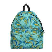Sac à dos pour garçons 24L rembourré, vegan, résistant à l'eau, sac d'école avec poche avant, bretelles réglables, fermeture éclair, logo personnalisé