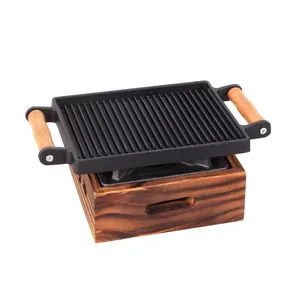 Large Portable Durable Outdoor Home Garden Kitchen Cooking Camping Party Use Barbecue Plate Grates Grill Cast Iron Bbq