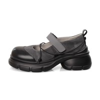 Nouvelles Chaussures Élégantes Rétro Style Ballet pour Femme – Été, Faciles à Enfiler, Antidérapantes, Bouche Peu Profonde, Talon Élevé, Semelle Épaisse et Légère