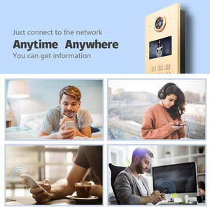 บ้านอพาร์ทเมนต์อัจฉริยะระดับไฮเอนด์กริ่งประตู IP65กันน้ำหน้าจอสัมผัสไร้สาย - Product Image 5