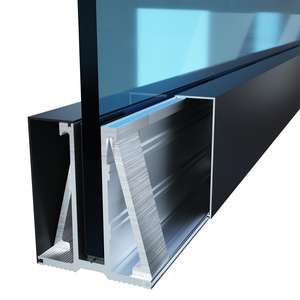 עיצוב מודרני מעקות זכוכית מסגרות למדרגות סה מעקות עם פלדה וברזל לבית ולדק - Product Image 1