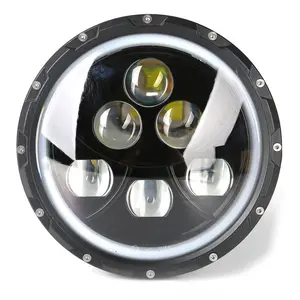 HGD Lampu Sorot Led Malaikat Halo, untuk Jeep Wrangler JK TJ CJ5 / 7 Lampu Siang Hari