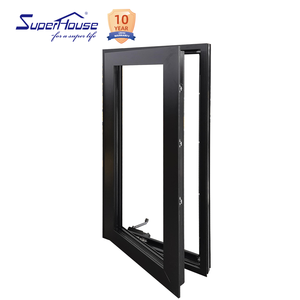 American Australia estándar Hurricane a prueba de impactos Doble vidrio templado completo <span class=keywords><strong>Cranck</strong></span> abatible/ventana francesa con aleta - Product Image 3