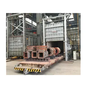 Large Industrial Gas-Fired Trolley Type Furnace For Heat Treatment