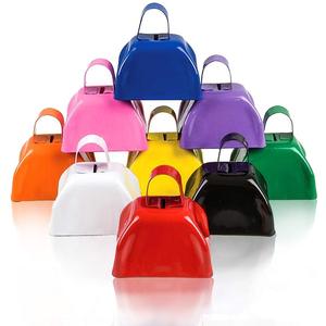 Vente flash : Cloche à vache en métal de 3 pouces, accessoire sonore pour les matchs de football, les événements sportifs, les mariages - Product Image 1