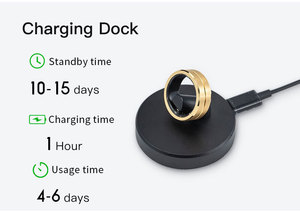 Smart Ring für Herzfrequenz messer mit Schlaf-und Fitness-Tracking IOS und Android APP Control - Product Image 5