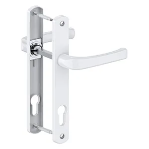 Aluminum Door Handles Cylinder Plate Handle with spring