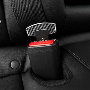 Anschnallgurt-Alarmstopper aus Metall mit Karbonfaser-Textur, Sicherheitsgurt-Clip und Gurtalarm-Unterdrücker für alle Automodelle - Product Image 2