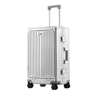 Portaoggetti 100% 20 pollici in lega di alluminio porta Laptop con apertura frontale elegante <span class=keywords><strong>valigia</strong></span> in metallo per viaggi d'affari - Product Image 6