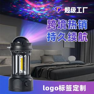 จีอาดี แอลอีดีไฟโปรเจคเตอร์ท้องฟ้าเต็มไปด้วยดวงดาว 6V DC โคมไฟตั้งแคมป์กลางแจ้งพร้อมการฉายภาพดวงจันทร์และดวงดาวสำหรับห้องเด็กและสถานที่ตั้งแคมป์ - Product Image 3