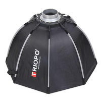 Triopo K2-65 Flash octogonal boîte à lumière douce lampe solaire ombre chambre lumière studio boîte à lumière douce