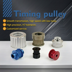 Poulie de synchronisation de précision personnalisée GT2 5M T5 AT10, poulie dentée en alliage d'aluminium usinée directement en usine - Product Image 1