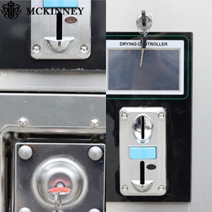 Laveuse-sécheuse commerciale à monnayeur Mckinney en acier inoxydable, empilable pour laverie automatique - Product Image 3