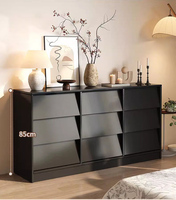 Buffet de cuisine moderne en bois de frêne pour restaurant français, bar, salon, hôtel, maison, villa