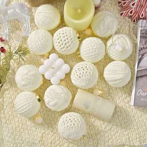 Boules de Noël circulaires en plastique électroplaqué de luxe, modernes, incassables, réutilisables, multicolores, directement de l'usine pour la décoration de l'arbre de Noël à la maison - Product Image 1