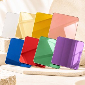 High Reflective Colorful <b>Mirror</b> Acrylic <b>Sheet</b> PMMA 3mm Customizable for Signage Wedding Decoration Home Wall Decor Plastic Board - Product Image 1