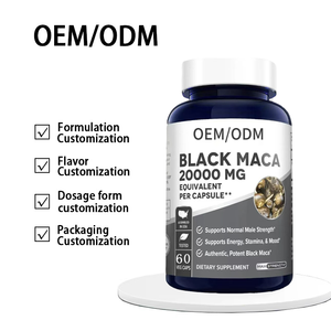 Suplemento Herbal Sin Gluten, Cápsulas de Extracto de Maca Negra Orgánica para la Vitalidad Masculina, Mejora de la Resistencia - Product Image 6