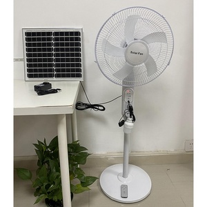 Omsen Best Manufacturers Rechargeable Solar Panels <b>Standing</b> Fan Solar Energy With Bulb Light Battery OMQ806 -198F Solar <b>Standing</b> - Product Image 4