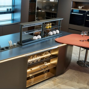 Custom Kitchen Cabinets, Home-Use Solid Quartz Countertops, Whole-House Customization, Integrated <b>Cooktop</b> - Product Image 2