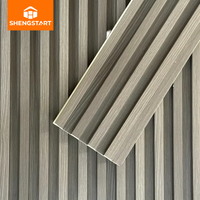 Revêtement extérieur de maison, panneau mural en composite bois-plastique, bardage extérieur imperméable, résistant aux UV, ignifuge, décoration en bois