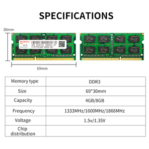 Wholesale Ram Laptop DDR3 8gb Ram 16gb DDR4 32gb 3200mhz 1600mhz 1.35V/1.5V 1.2V for <strong>Computer</strong> Ddr3 8gb <strong>Memory</strong> - Product Image 2