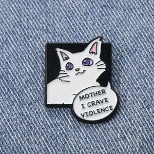 Pin de esmalte de <span class=keywords><strong>gato</strong></span> gótico oscuro, divertido y espeluznante, broche de metal, insignia para ropa, bolso y solapa, accesorios - Product Image 2