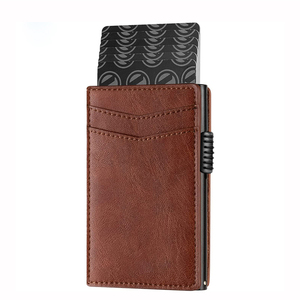 Portafoglio da uomo di lusso con porta carte magnetiche <span class=keywords><strong>e</strong></span> buste in contanti custodia protettiva per telefono alla moda accessori Business - Product Image 1