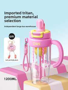 Vaso Gigante con Pajita para Bebidas Frías, Ideal para Deportes al Aire Libre <span class=keywords><strong>de</strong></span> Verano, Gran Capacidad, para Viajes y Camping, Vaso para Beber Directo en el Auto - Product Image 6