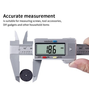 Calibrador Vernier de Plástico con Pantalla Digital, Mini Calibrador Vernier, Regla Vernier para Estudiantes, Herramienta de Medición de 0 a 150 mm - Product Image 5
