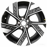 Nuevas Llantas Originales de Fábrica de 19 Pulgadas 5x120 40mm ET de Aleación de Aluminio con Acabado Negro Profundo para BYD Seal U 7.5J