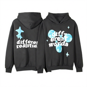 Men Winter Fleece 100% Cotton Solid Color Casual Pullover Hoodie Pocket Regular Fit Custom Logo OEM Service Sando Manufacturers - Product Image 1