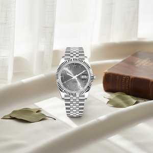 Montre automatique de luxe sur mesure pour homme, saphir bleu, mouvement NH35, chocolat, étanche, fabrication de précision, <span class=keywords><strong>Seiko</strong></span> - Product Image 1