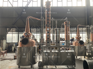 Alambique Híbrido de Cobre Ace de 300 a 1500 L con Columna de Destilación para la Producción de Whisky, Vodka, Ginebra y Brandy - Product Image 6