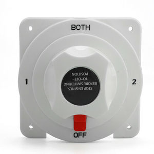 Interrupteur de batterie de bateau en nylon blanc, carré, matériel marin pour remplacement et réparation, en plastique - Product Image 2