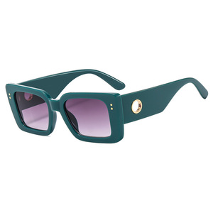 High Quality Luxury <b>Square</b> UV400 Unisex <b>Sunglasses</b> PC UV400 Vintage Eyewear Gafas De Sol - Product Image 5