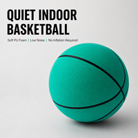 Ballon de basket silencieux d'entraînement intérieur de marque Elite Zhejiang, taille 7, 29,5 pouces, mousse PU 340g, toucher doux, faible bruit