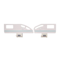 Barrière de lit médicale pliable en PP et ABS moulé par soufflage, personnalisable avec échelle d'angle, pour accessoires de lit - Marque privée