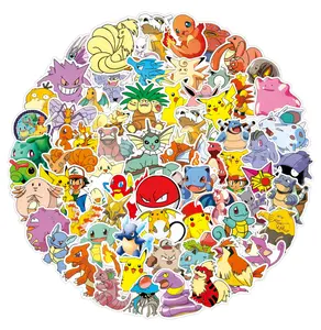 ZY0964C 100/PCS Japanische Anime Pokemo Aufkleber für Kinder Mädchen Gitarren helm Gepäck Skateboard Tasse wasserdichte Vinyl Aufkleber