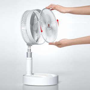 Mini Ventilador USB Portátil, Batería Recargable <span class=keywords><strong>de</strong></span> 7200 mAh, Ventilador Eléctrico <span class=keywords><strong>de</strong></span> Pie, Plegable, Telescópico, con Soporte <span class=keywords><strong>de</strong></span> Escritorio para el Hogar - Product Image 5