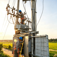 Transformateur de distribution de puissance triphasé immergé dans l'huile Taishun S11 250 kVA 50/60 Hz 6,3 kV 10 kV
