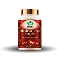 Capsules de Rhodiola Rosea Premium, formule standardisée de Rosavines et de Salidroside, fournisseur OEM de capsules de Rhodiola Rosea