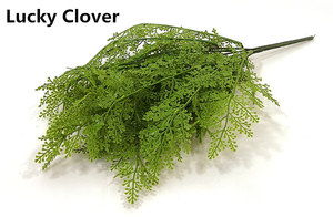 Fern en plastique pour plantes vertes, feuilles de gazon péruvien, pour usage mural, 45cm de long, 50 pièces - Product Image 5