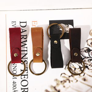 Hot Selling Leather Custom Carabiner Keychain Wholesale Key Holder Keychain Lanyard For Men