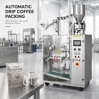 Machine de remplissage et de scellage automatique verticale électrique pour sachets de café filtre en papier 5g 10g