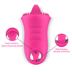 Profession elle tragbare hand gehaltene AV Mini Frau <span class=keywords><strong>Pussy</strong></span> Stimulator Vibrator Zunge <span class=keywords><strong>Licker</strong></span> Sexspielzeug - Product Image 2