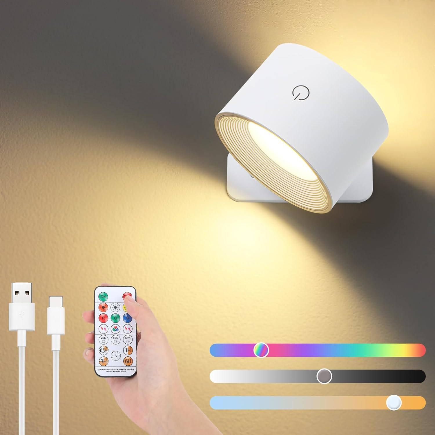 White [APP Control+Remote Control+RGB]